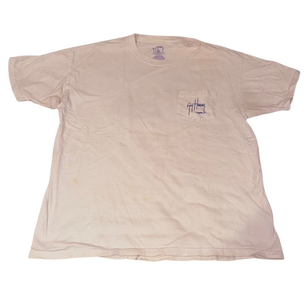 Guy Harvey Short Sleeve Pocket T-Shirt White
